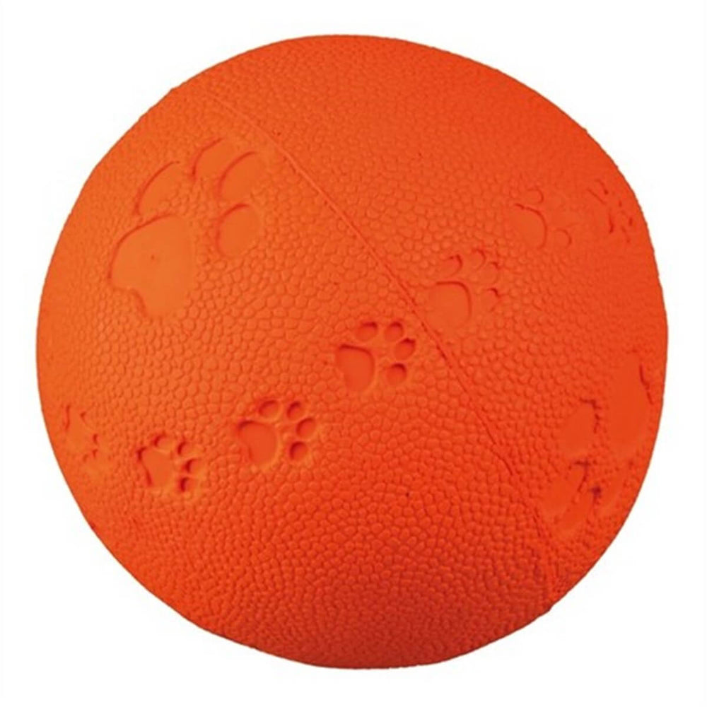 Trixie Natural Rubber Squeaky Dog Toy Ball 9cm