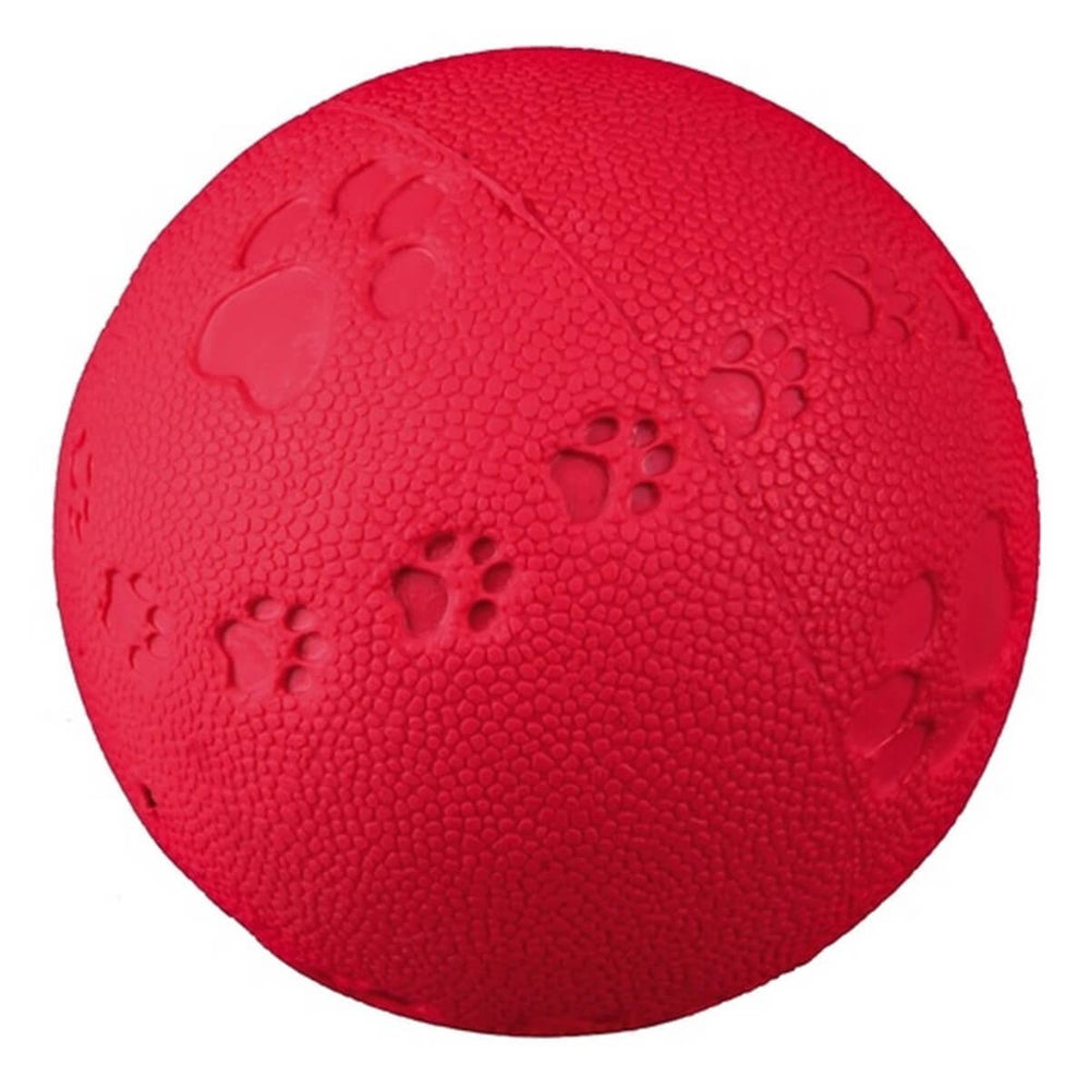 Trixie Natural Rubber Squeaky Dog Toy Ball 9cm