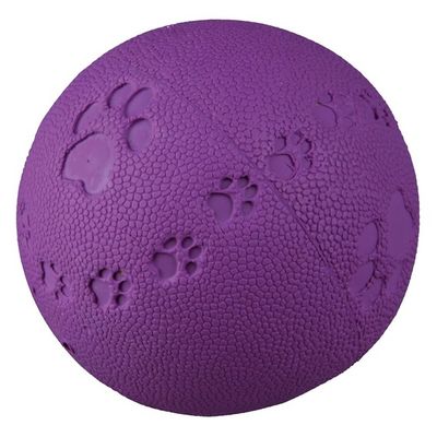 Trixie Natural Rubber Squeaky Dog Toy Ball 9cm