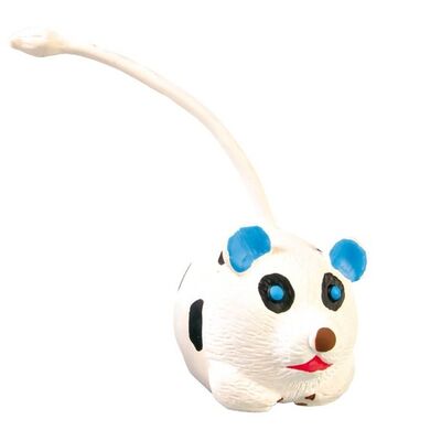 Trixie Squeaky Latex Animal Dog Toy with Tail 6 cm