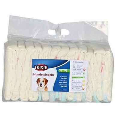 Trixie Disposable Dog Diapers for Incontinence 12 Pack Large