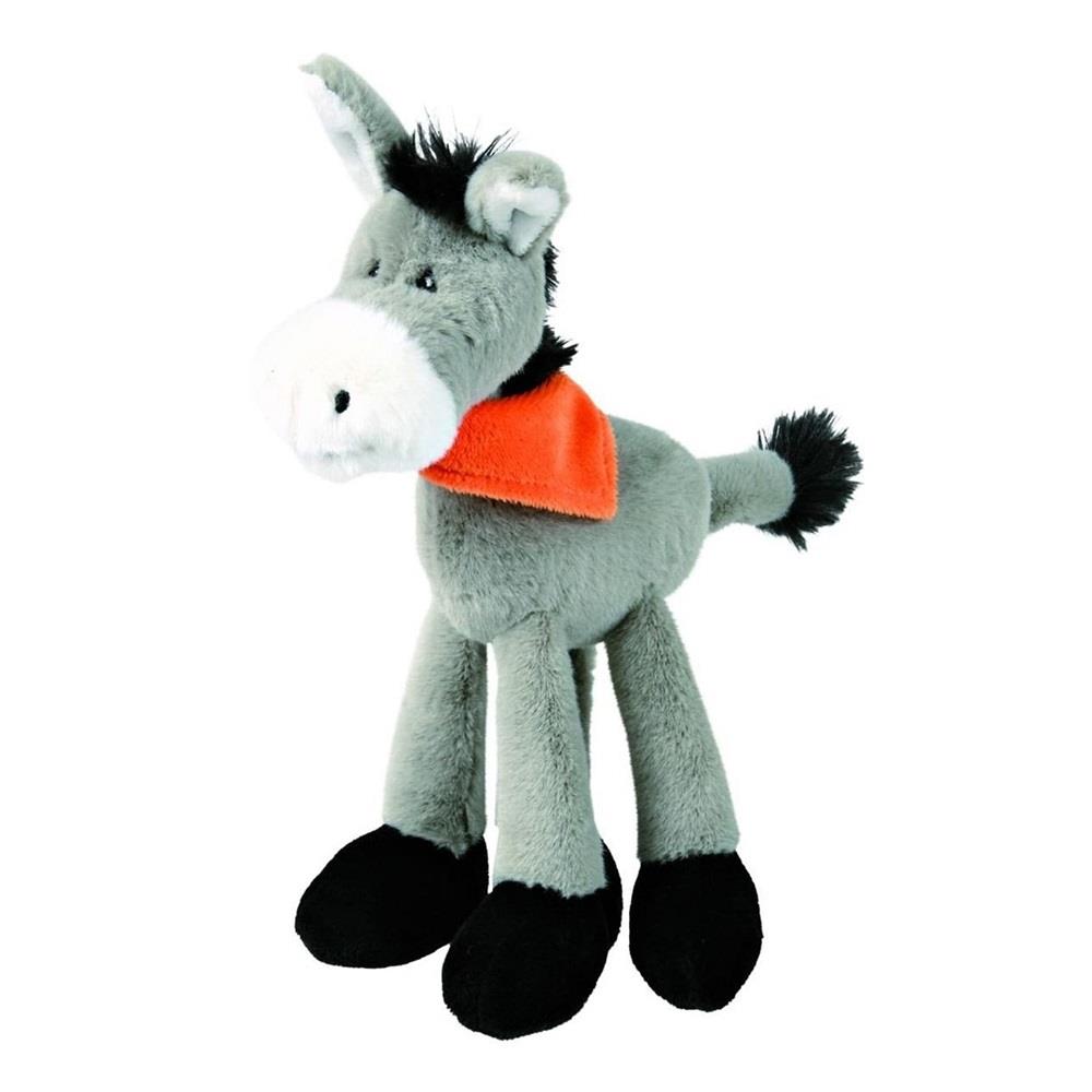 Trixie Plush Donkey Dog Toy Soft & Durable Pet Toy 24cm