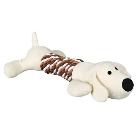 Trixie Plush Rope Dog Toy Colorful Tug and Fetch Toy 32cm