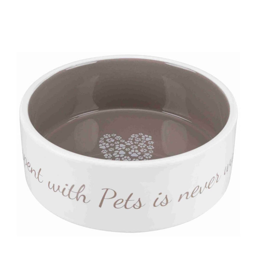 Trixie Dog Ceramic Food and Water Bowl, 0.80 L / 16 cm