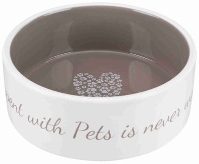 Trixie Dog Ceramic Food and Water Bowl, 0.80 L / 16 cm