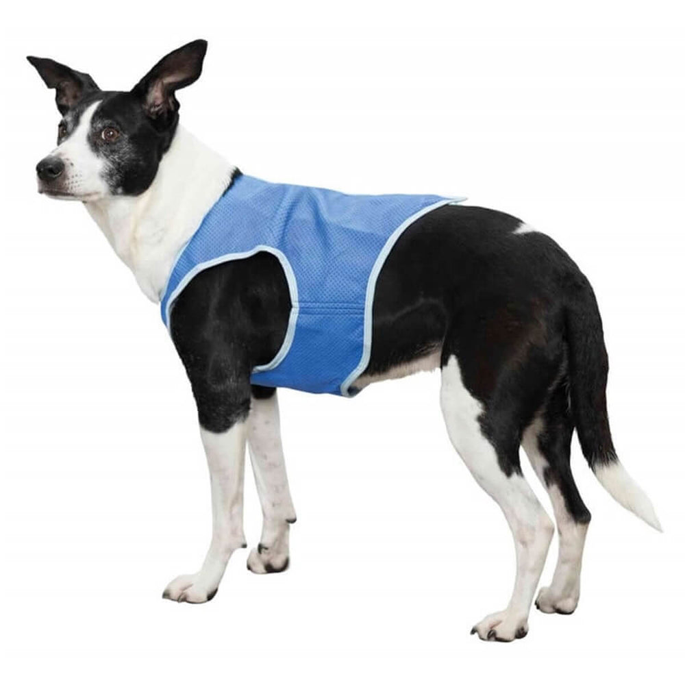 Trixie Dog Cooling Vest Evaporative Cooling Blue Medium 30cm