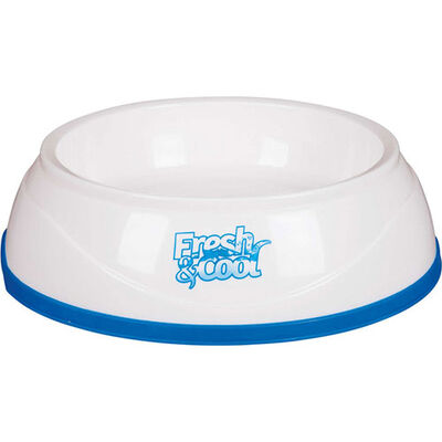 Trixie Cooling Pet Water and Food Bowl White 1L