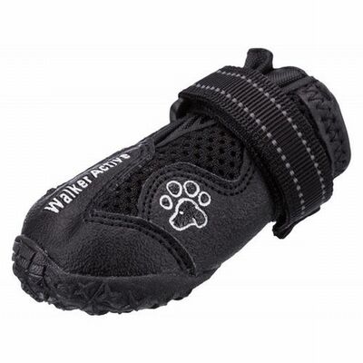 Trixie Dog Walking Boots Protective Rubber Sole Black XL 2pk