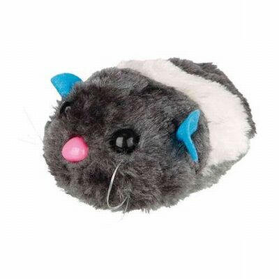 Trixie Wind-Up Plush Cat Toy Interactive Hunter Motion 7-10cm