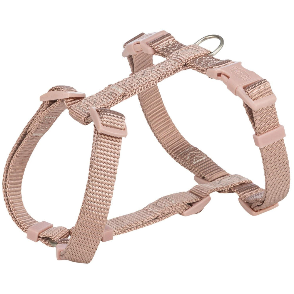 Trixie Premium H-Harness Powder Pink Dog Harness XS-S 30-44cm