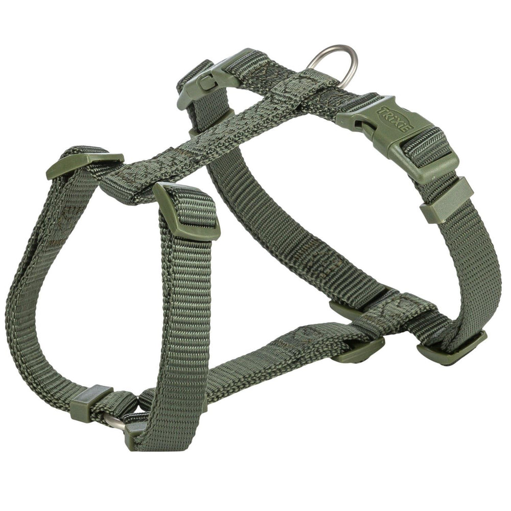 Trixie Premium H-Harness Olive Green Dog Chest Strap M/L 52-75cm