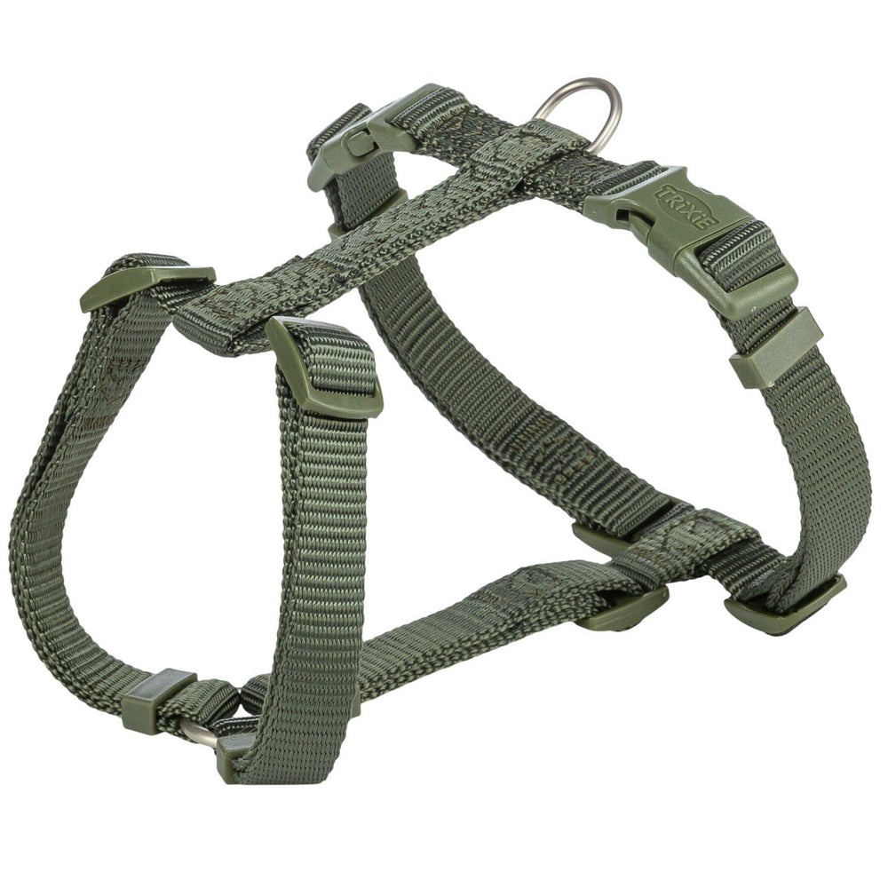Trixie Premium H-Type Dog Harness Olive Green XS-S 30-44cm