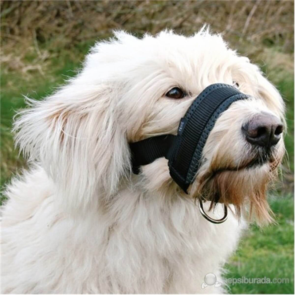 Trixie Rottweiler Dog Muzzle XL, Black Adjustable Nylon