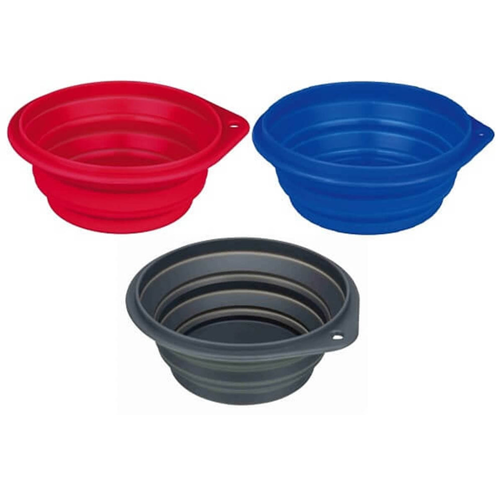 Trixie Collapsible Silicone Travel Pet Bowl 0.5 L