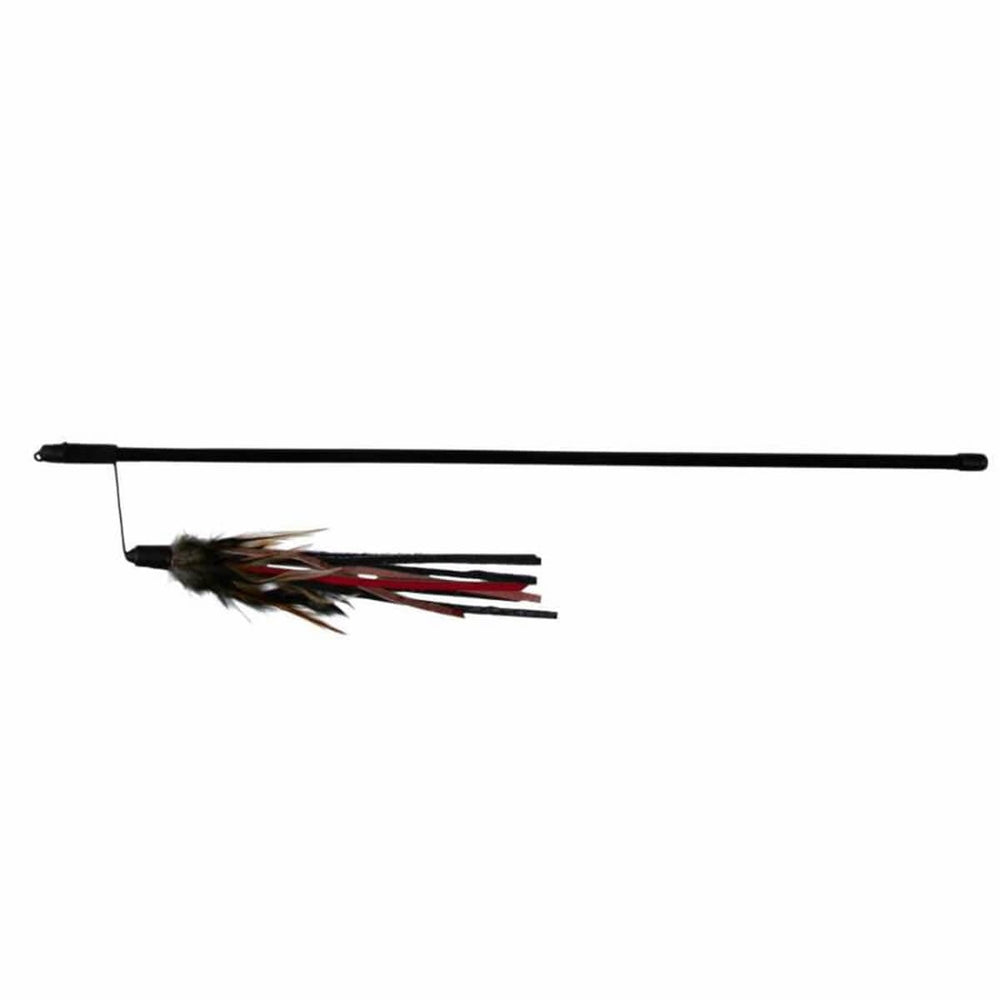 Trixie Leather Tassel Cat Teaser Wand 50cm