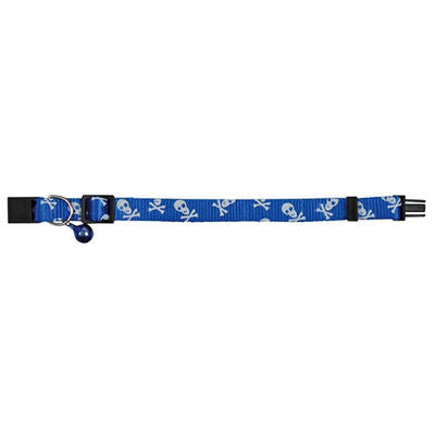 Trixie Skull Pattern Kitten Collar Adjustable Safety Buckle