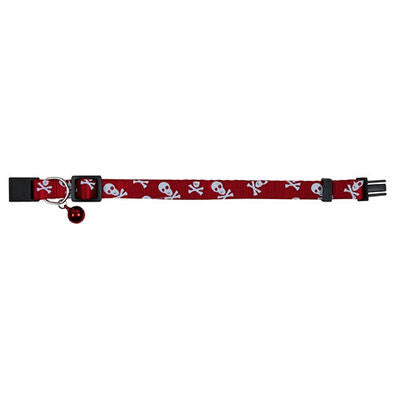 Trixie Skull Pattern Kitten Collar Adjustable Safety Buckle