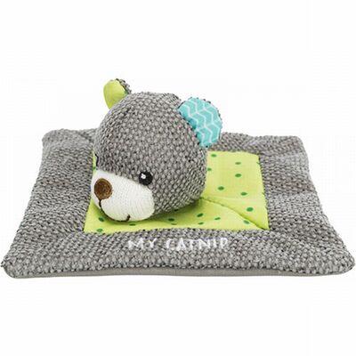 Trixie Catnip Kitten Toy Bear Head Design 13x13 cm