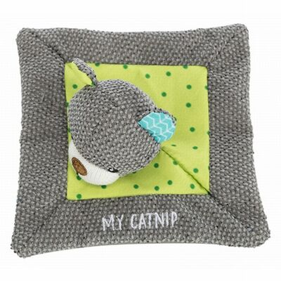 Trixie Catnip Kitten Toy Bear Head Design 13x13 cm