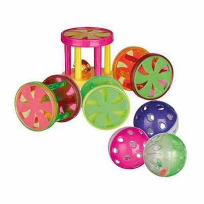 Trixie Cat Toy Ball with Bell for Active Play 4.5cm