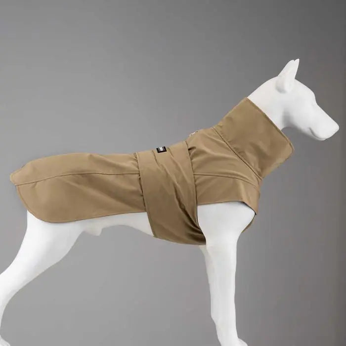 Lindo Trenchkot Coffee Waterproof Dog Raincoat Medium