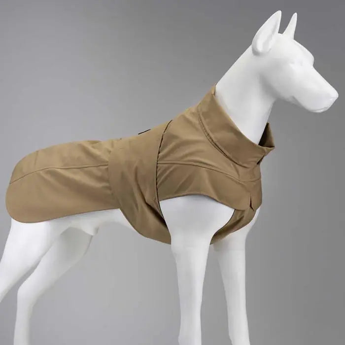 Lindo Trenchkot Coffee Waterproof Dog Raincoat Medium