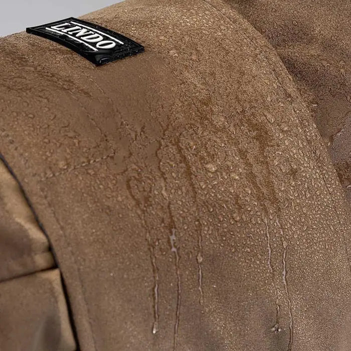 Lindo Trenchkot Coffee Waterproof Dog Raincoat Medium