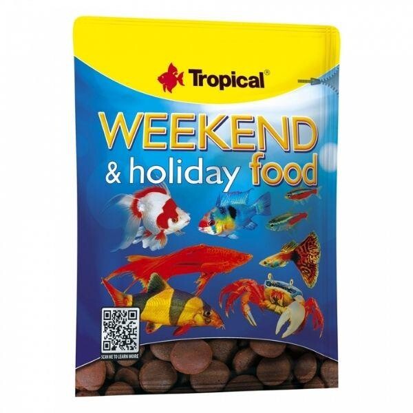 Tropical Weekend Food Multi-Component Vacation Fish Food 20g