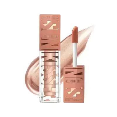 Maybelline Sunkisser Liquid Highlighter: Natural Glow Makeup, Shimmer Illuminator, Easy Blend - Kiss of Shimmer Maybelline Liquid Highlighter: Natural Glow, Shimmer Makeup liquid highlighter, natural glow makeup, shimmer highlighter, Maybelline highlighter, easy to blend highlighter, best liquid highlighter for natural look, illuminating makeup, Sunkisser highlighter, highlighter, makeup, shimmer, glow, radiant, complexion, kiss of shimmer, Maybelline, beauty, cosmetics, face makeup, illuminating, buildable