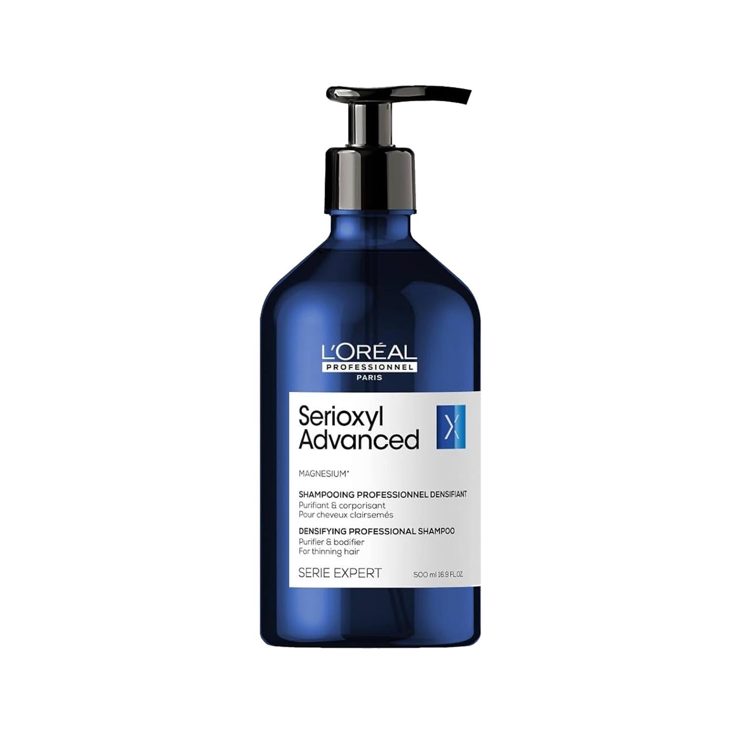 Loreal Professionnel Paris Serie Expert Serioxyl Advanced Volumizing Shampoo for Fine Hair - 16.91 fl oz Loreal Professionnel Paris Volumizing Shampoo for Fine Hair volumizing shampoo, shampoo for fine hair, Loreal Professionnel Paris, Serie Expert Serioxyl, density enhancing shampoo, hair care, professional hair products, fine hair solutions, hair density, hair volume, advanced hair care, professional shampoo, hair treatment, healthy hair, hair strength