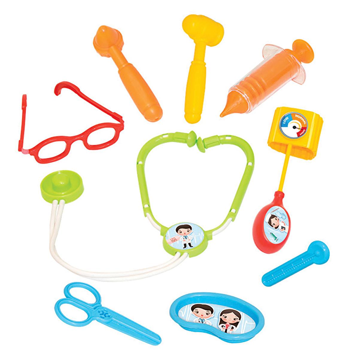 Dede Oyuncak Toy Doctor Set Suitcase - 15 Piece Kids Medical Kit for Pretend Play, Portable &amp; Health Tested Toy Doctor Set Suitcase - Kids Pretend Play Medical Kit toy doctor set, kids doctor kit, pretend play doctor set, children&#39;s medical kit, doctor role play toys, toy medical suitcase, kids doctor playset, health tested toy, pediatrician play set, portable doctor kit, doctor set, medical kit, pretend play, role play, children&#39;s toy, kids toy, suitcase, portable, health tested, medical playset, doctor ro
