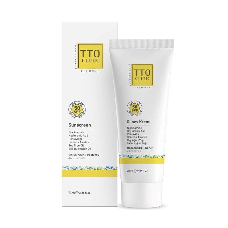 Tto Thermal Clinic Sunscreen Cream SPF 50 UV Defense 70 ml