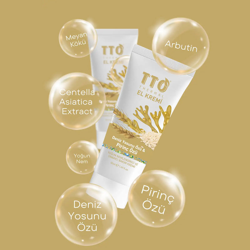 TTO Seaweed & Rice Extract Hand Cream for Brightening 50 ml