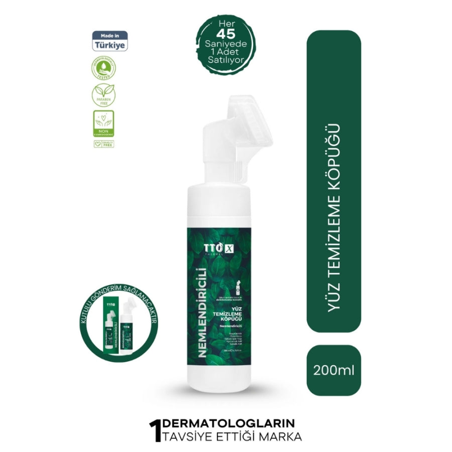 Tto X Moisturizing Face Cleansing Foam for Soft Skin 200 ml