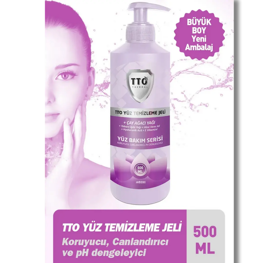 TTO Face Cleansing Gel Refreshing Daily Wash 500 ml