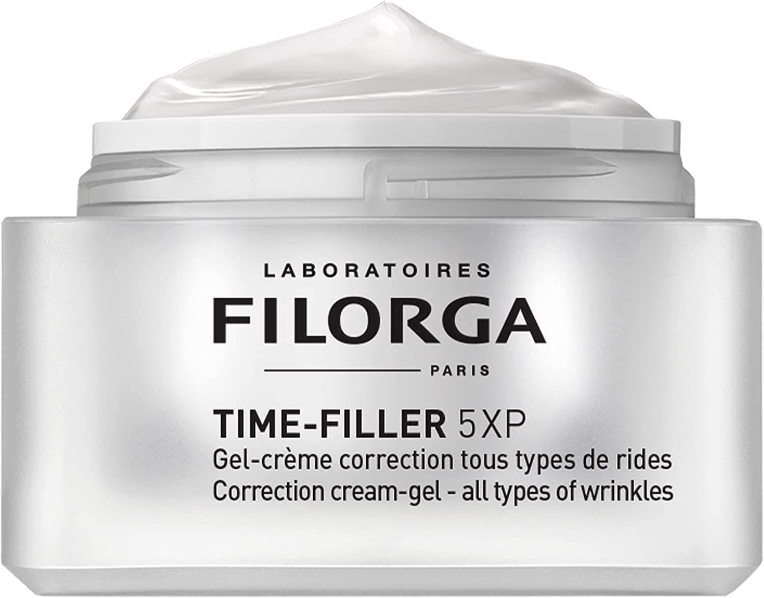 filorga time filler 5xp anti-aging cream for oily skin, packaging of filorga time filler 5xp cream 50ml Filorga Time Filler 5XP Oily Skin Cream - Anti-Aging | 1.69 fl oz Filorga Time Filler 5XP Oily Skin Cream - Anti-Aging 50ml filorga, time-filler, oily-skin-cream, anti-aging, hydrating-cream, skincare, wrinkle-care, comforting-gel, moisturizer, ai-generated