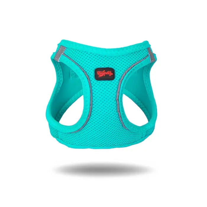Tailpetz Air-Mesh Dog Harness Breathable Turquoise