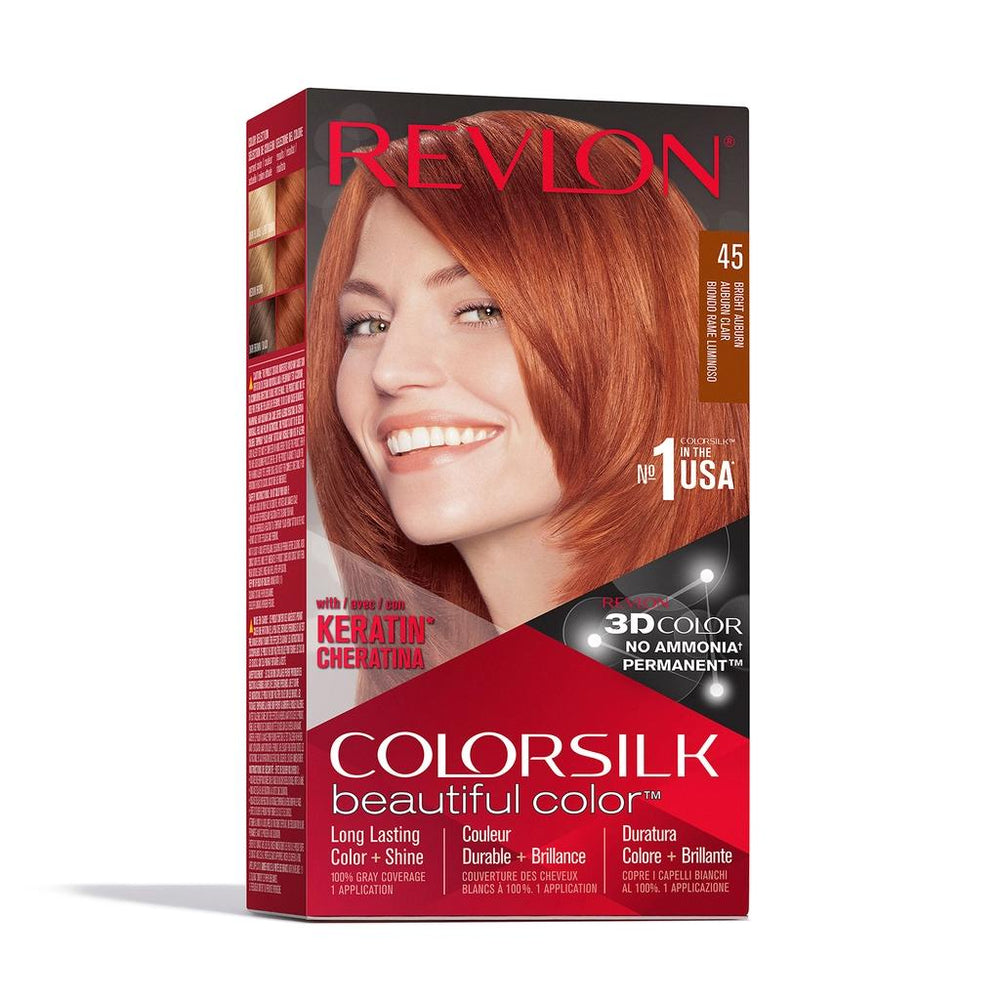 Revlon ColorSilk Beautiful Color 45 Bright Auburn Hair Dye