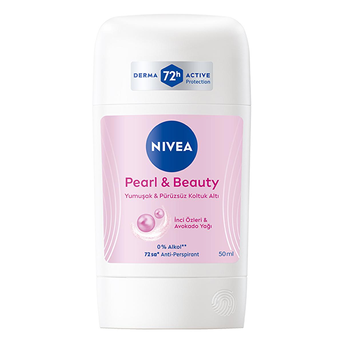 Nivea Women's Deodorant Stick Pearl & Beauty - Long Lasting Anti-Perspirant Protection for Sensitive Skin Nivea Pearl & Beauty Deodorant - 72hr Protection Nivea Pearl & Beauty Deodorant, Women's Deodorant Stick, Long-lasting Anti-perspirant, Sensitive Skin Deodorant, Natural Ingredients Deodorant, Anti-perspirant Deodorant, Deodorant Stick, Women's Personal Care, Natural Deodorant, Fragrant Deodorant, Non-Sticky Deodorant, Dermatologically Tested Deodorant, 72-Hour Protection
