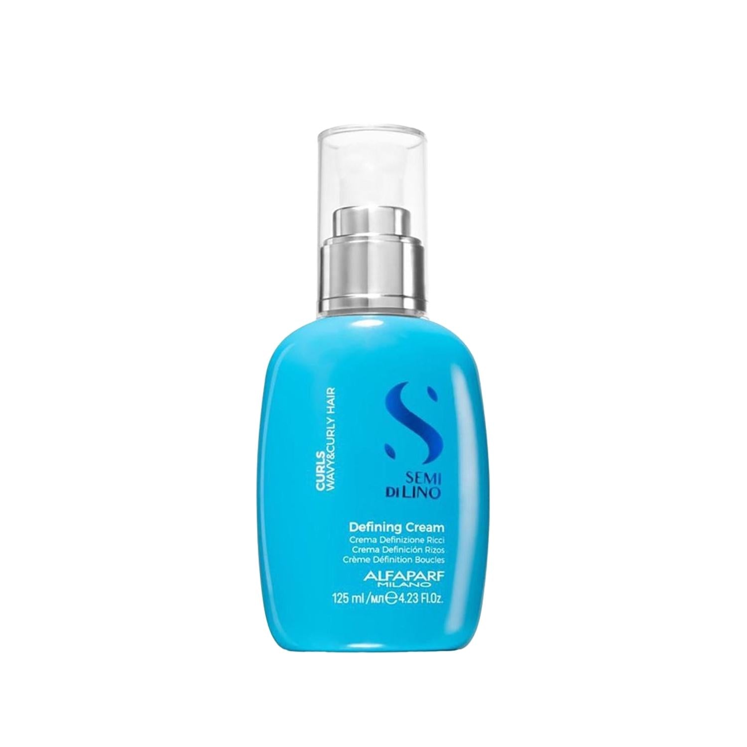Alfaparf Semi Di Lino Curls Bukle Belirginleştirici Durulanmayan Krem 125 ml - Curl Enhancing Leave-In Cream for Defined Curls Alfaparf Curl Enhancing Leave-In Cream - 125ml curl enhancing cream, leave-in hair cream, curly hair care product, Alfaparf Semi Di Lino, curl defining cream, hair moisturizer, curly hair solution, professional hair care, leave-in conditioner, hair detangler, curl care, Alfaparf