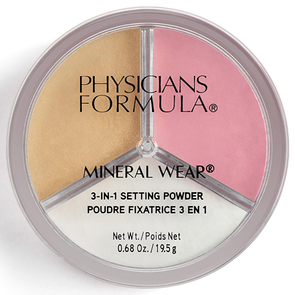 Physicians Formula Mineral Wear 3-in-1 Mineral Setting Powder for Long-lasting Makeup - Natural Finish, Skin Tone - view 2