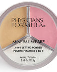 Physicians Formula Mineral Wear 3-in-1 Mineral Setting Powder for Long-lasting Makeup - Natural Finish, Skin Tone Evening Physicians Formula 3-in-1 Mineral Setting Powder - Long Lasting Makeup Mineral Setting Powder, Long-lasting Makeup, 3-in-1 Makeup Product, Natural Makeup Finish, Skin Tone Evening Powder, Makeup Setting, Beauty Essentials, Cosmetics, Makeup Products, Physicians Formula, Mineral Wear, Makeup for Everyday, Natural Look, Long-lasting Makeup Solution, Makeup Routine Simplification