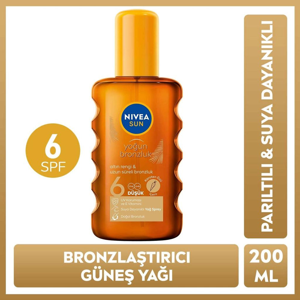 Nivea Sun Bronzing Body Oil for Deep Tan 200 ml