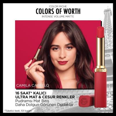 Loreal Paris Color Riche Colors of Worth Intense Volume Matte Lipstick - 100 Pink Worth It, Long Lasting & Moisturizing Loreal Paris Color Riche Matte Lipstick - Long Lasting & Moisturizing Loreal Paris Color Riche, Matte Lipstick, Hyaluronic Acid Lipstick, Long Lasting Lip Color, Moisturizing Lipstick, Lip Care, Cosmetics, Makeup, Beauty Products, Lip Color, Matte Finish, Hydrating Lipstick, Fashion Makeup, Skincare for Lips