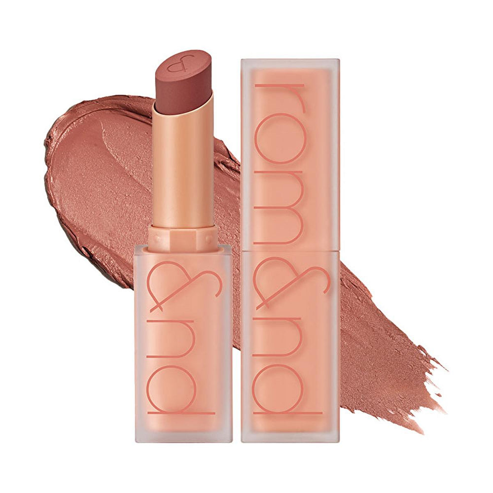 rom&nd Zero Matte Lipstick Mat Ruj - Smoked Beige, Long-Lasting Matte Finish Lip Color - view 4