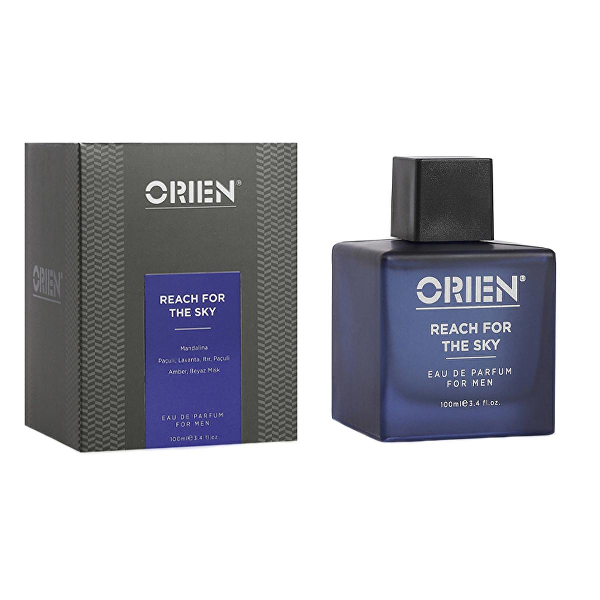 orien reach for the sky edp men's perfume bottle, orien reach for the sky edp box packaging Orien Reach For The Sky EDP Men's Perfume - Long Lasting Fragrance for Men | 3.4 fl. oz. Orien Reach For The Sky EDP - Men's Perfume 100 ml orien, reach-for-the-sky, mens-perfume, long-lasting-fragrance, eau-de-parfum, fragrance-for-men, luxury-perfume, citrus-wood, fresh-scent, ai-generated