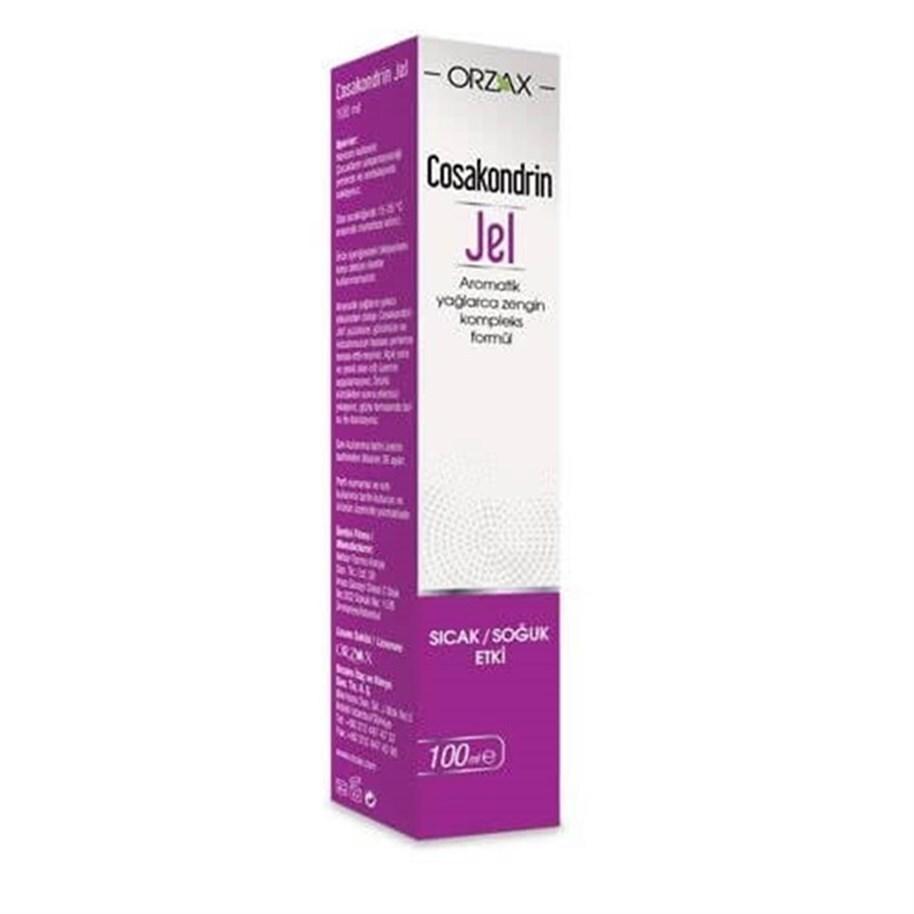 Orzax Cosakondrin Massage Gel 100 Ml with Glucosamine and Arnica - Vitamin & Supplement