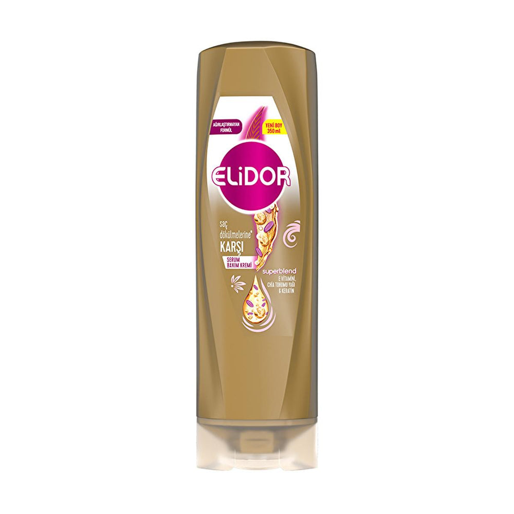 Elidor Hair Loss Conditioner: E Vitamin, Chia Seed Oil & Keratin - Hair Breakage Treatment, Strengthening Hair Conditioner, Hair Repair, Split Ends - 11.83 fl oz Elidor Hair Loss Conditioner: Repair Breakage, E Vitamin & Keratin hair loss conditioner, hair breakage treatment, E vitamin hair care, chia seed oil hair, keratin hair conditioner, strengthening hair conditioner, Elidor hair conditioner, hair serum, hair repair, split ends, hair conditioner, hair care, hair treatment, breakage, hair strengthening,