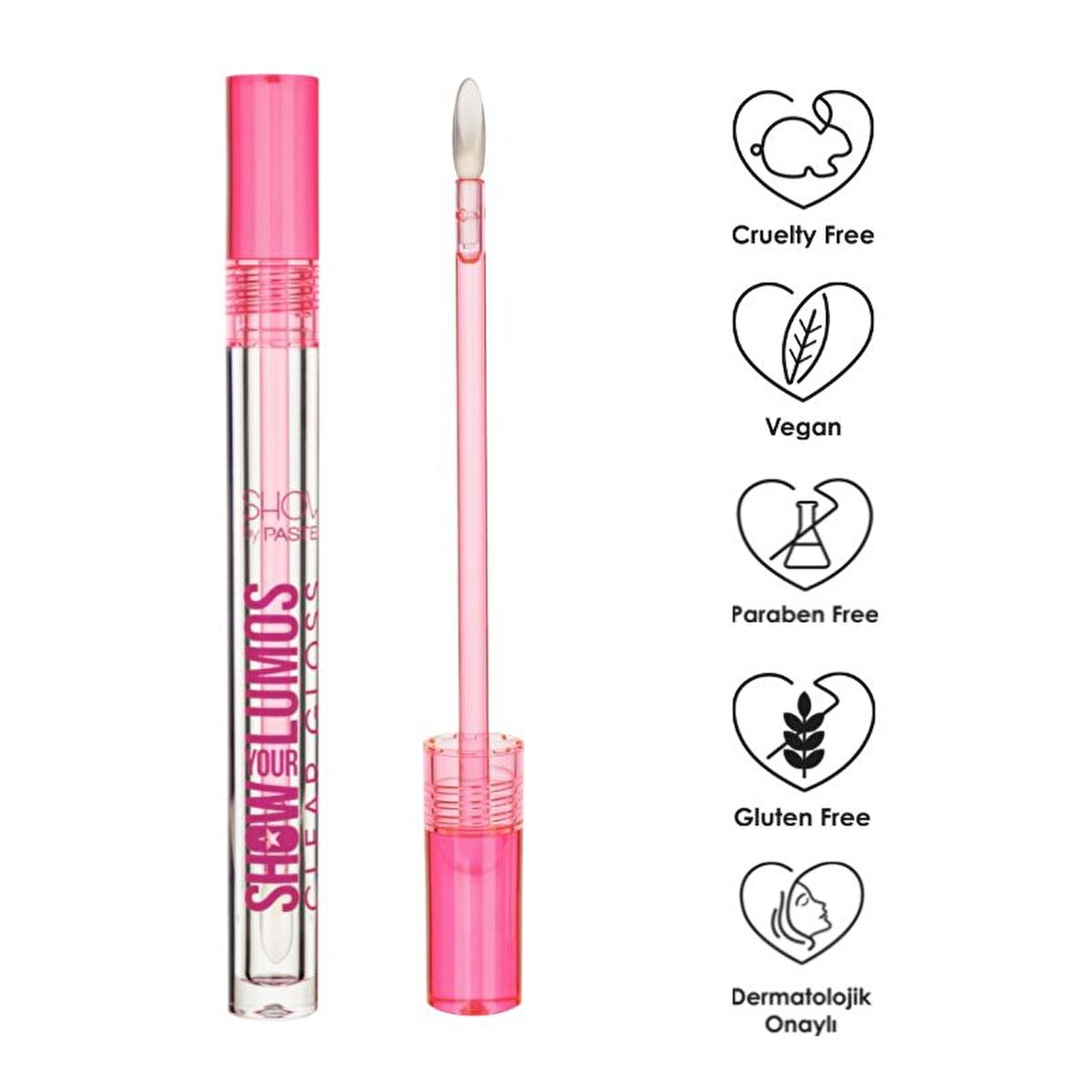 Show by Pastel Lumos Clear Lip Gloss: Vegan, Cruelty-Free, High-Shine, Plumping Gloss for Naturally Glossy & Hydrated Lips Pastel Lumos Clear Lip Gloss: Vegan, High-Shine, Plumping clear lip gloss, vegan lip gloss, cruelty-free lip gloss, high shine lip gloss, plumping lip gloss, silicone applicator lip gloss, natural lip gloss, glossy lips, clear gloss, hydrating lip gloss, lip gloss, vegan beauty, cruelty-free beauty, high shine, plumping effect, silicone applicator, natural lips, glossy look, clear finis