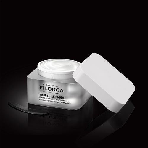 filorga time filler night cream jar, filorga anti-aging night cream 50 ml Filorga Time Filler Night Cream - Anti-Aging | 50 ml Filorga Time Filler Night Cream - Anti-Aging | 50 ml filorga, night-cream, anti-aging, skincare, wrinkle-relief, moisturizer, hexapeptide, hyaluronic-acid, glukonolakton, ai-generated